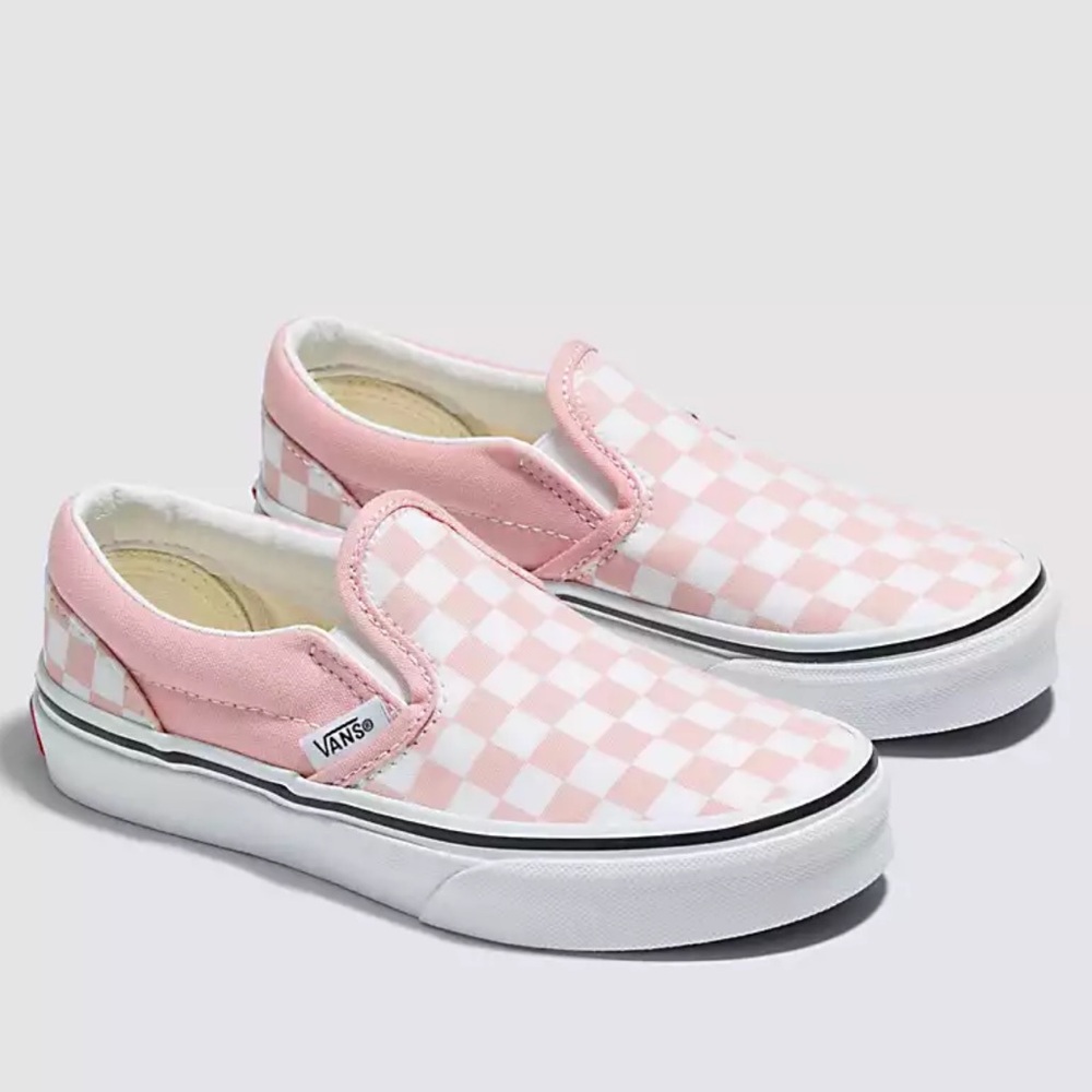 NWOT toddler/little girl Vans slip on shoes.